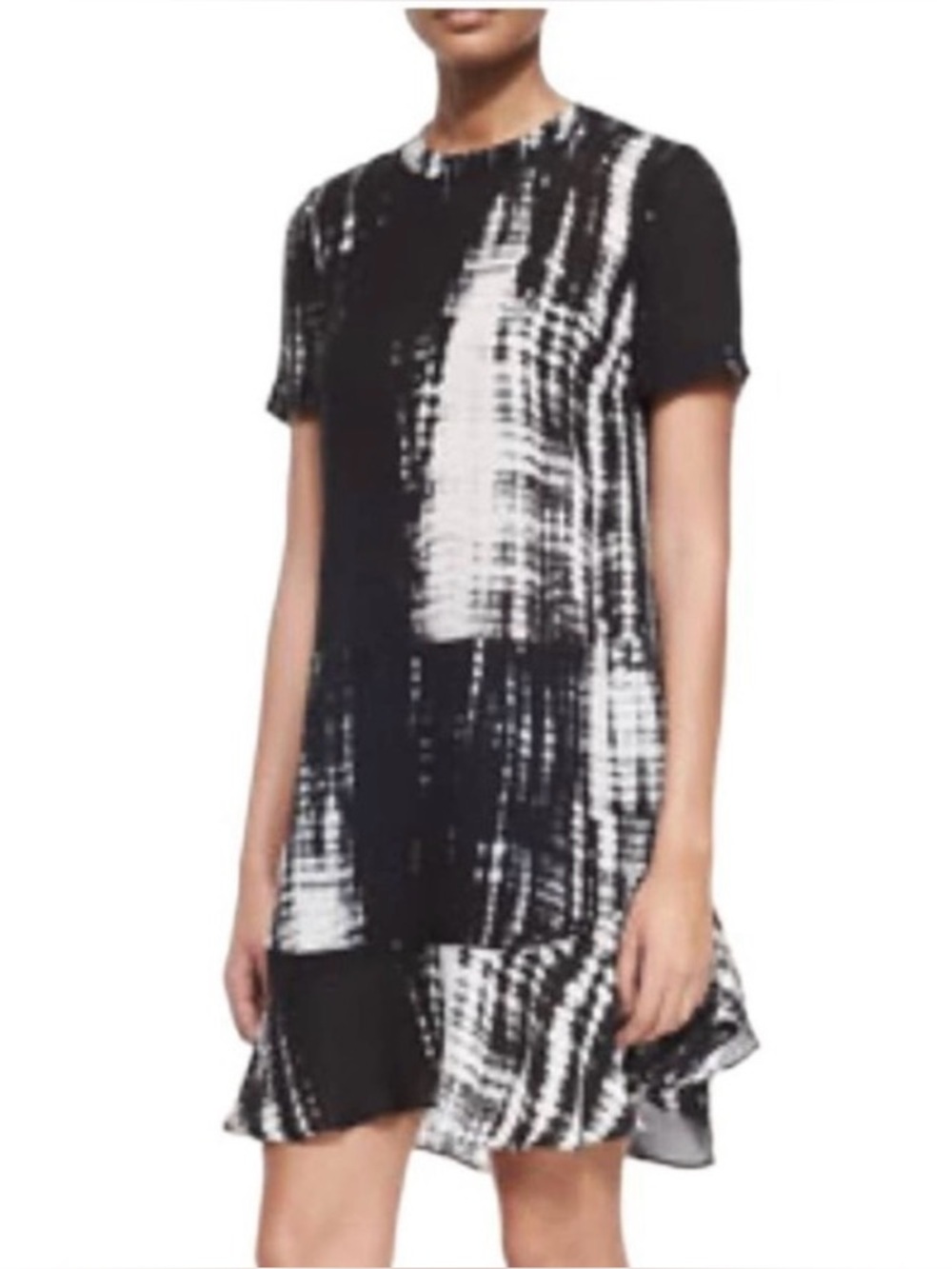 A.L.C. Louis Silk Abstract Mini Dress 6